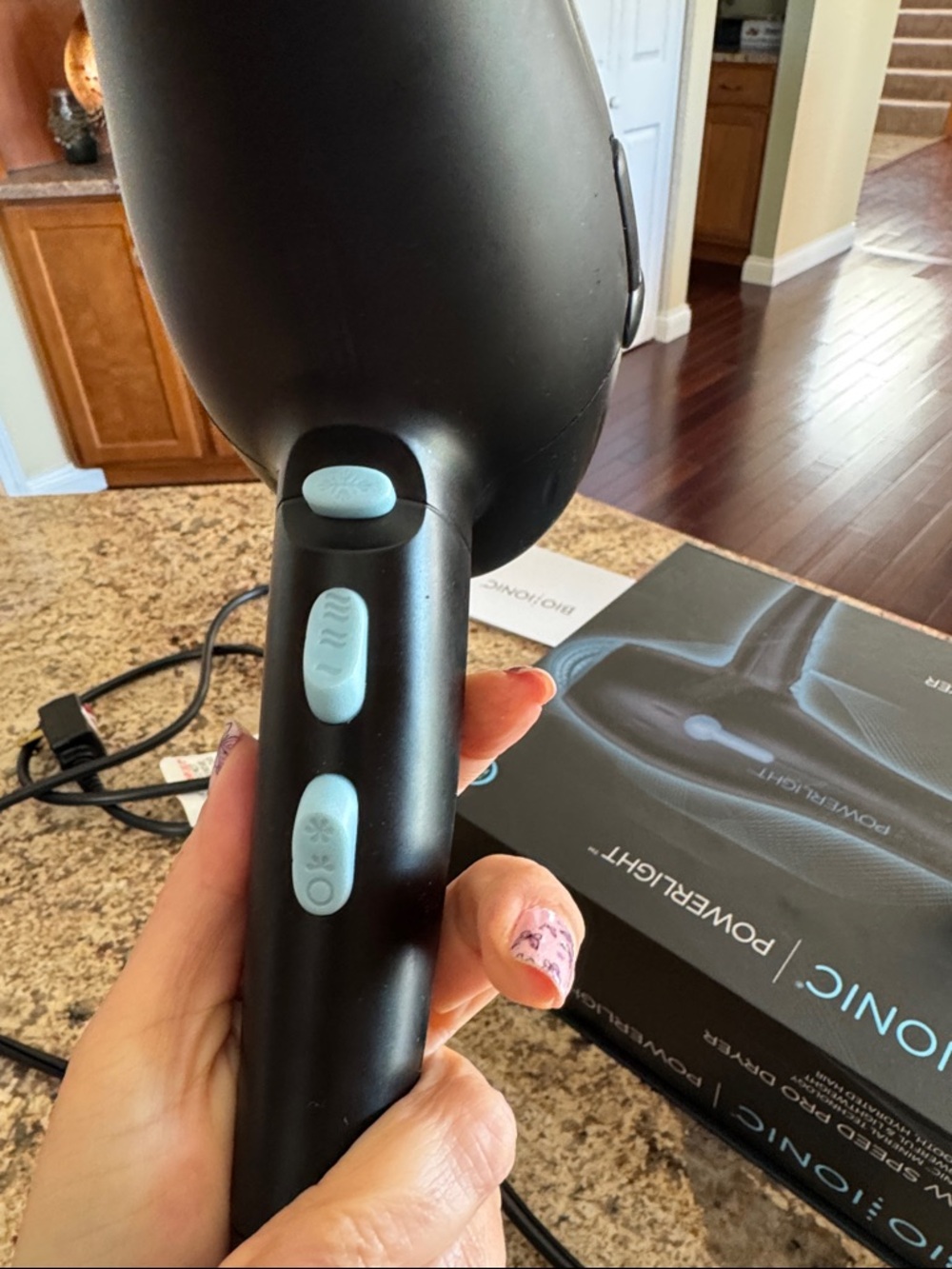 Bio Ionic PowerLight 1875W Speed Pro Dryer - Black - Picture 3 of 13